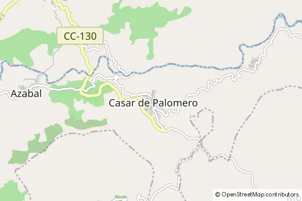 Mapa Casar de Palomero