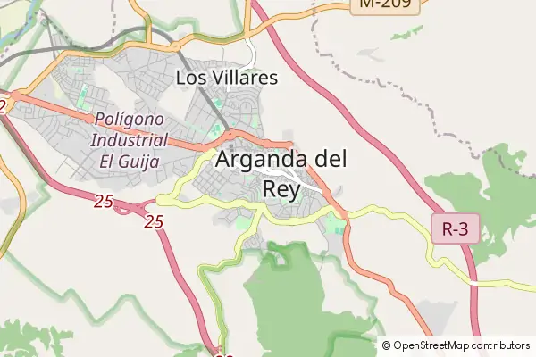 Mapa Arganda