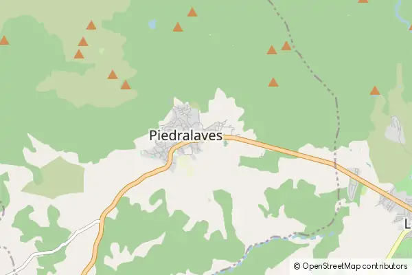 Mapa Piedralaves