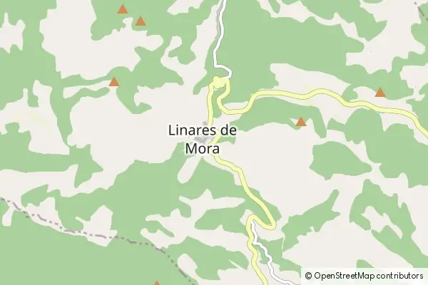 Mapa Linares de Mora