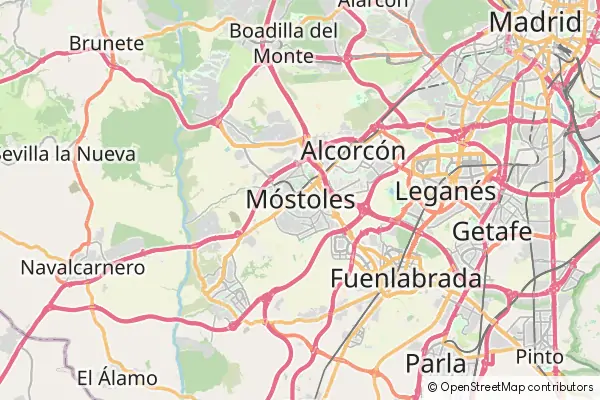 Mapa Móstoles