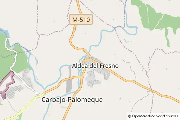 Mapa Aldea del Fresno