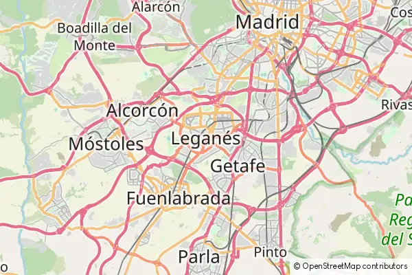 Mapa Leganés