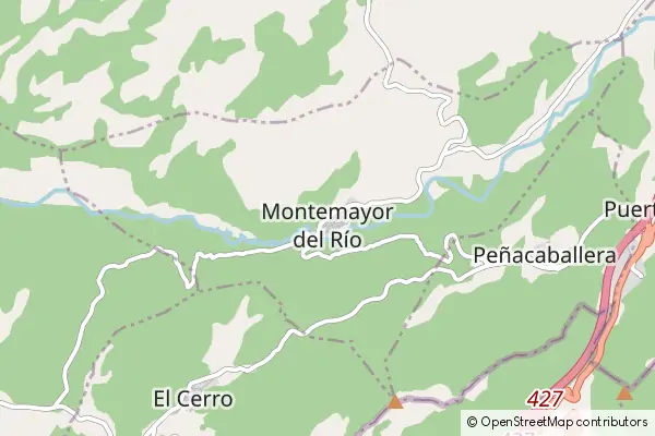 Mapa Montemayor del Río