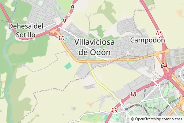 Mapa Villaviciosa de Odón