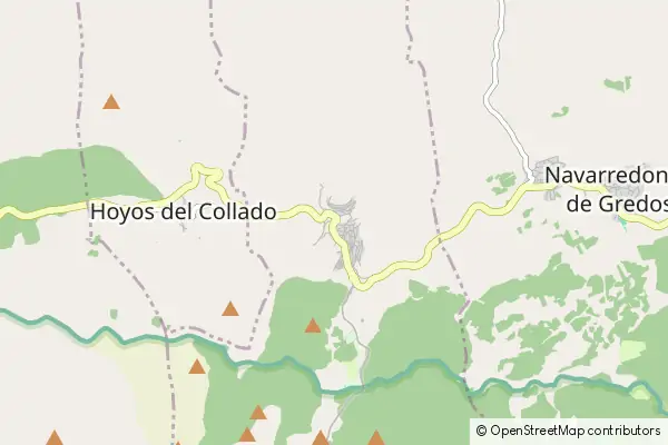 Mapa Hoyos del Espino