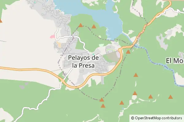 Mapa Pelayos de la Presa