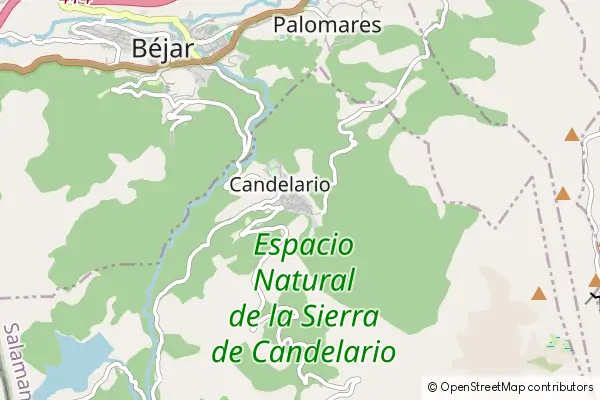 Mapa Candelario