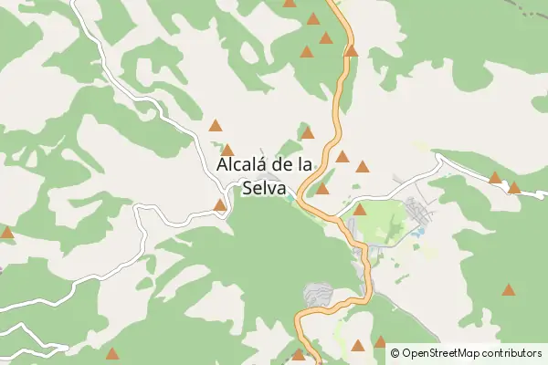 Mapa Alcalá de la Selva