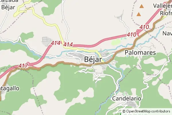 Mapa Béjar