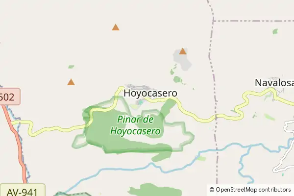 Mapa Hoyocasero