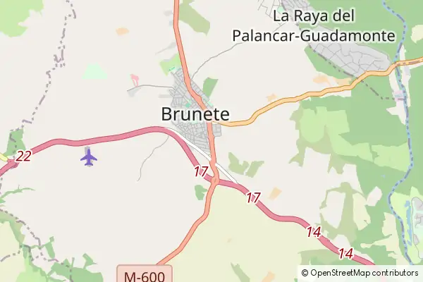 Mapa Brunete