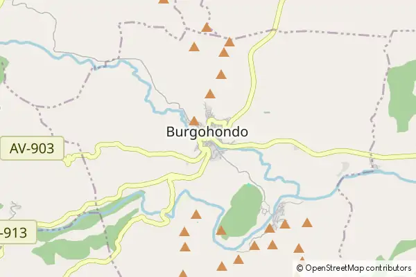 Mapa Burgohondo