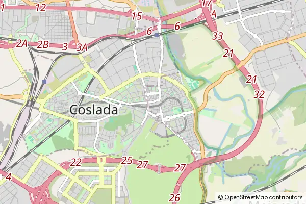 Mapa San Fernando de Henares