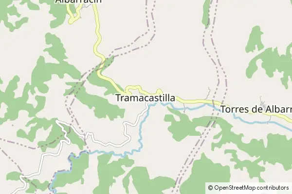 Mapa Tramacastilla