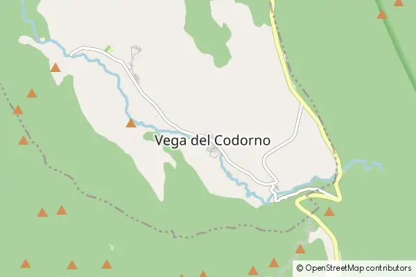 Mapa Vega del Codorno