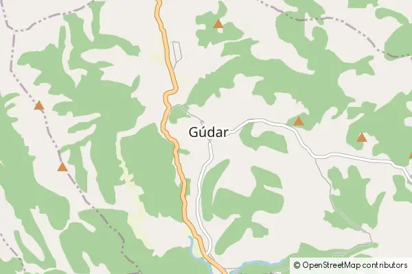 Mapa Gúdar