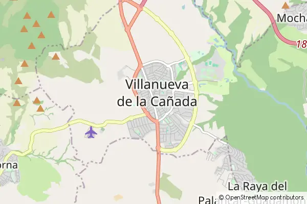 Mapa Villanueva de la Cañada