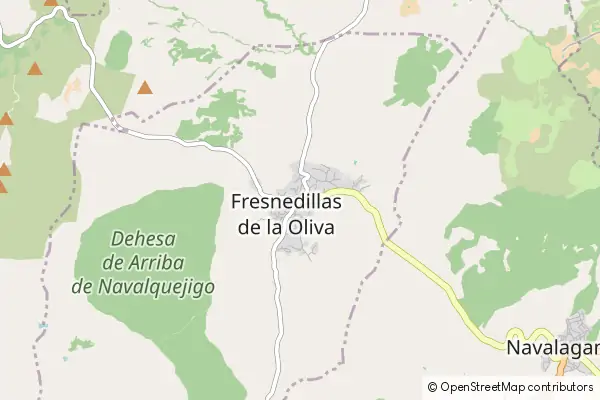 Mapa Fresnedillas de la Oliva