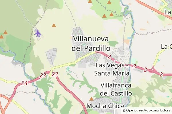 Mapa Villanueva del Pardillo