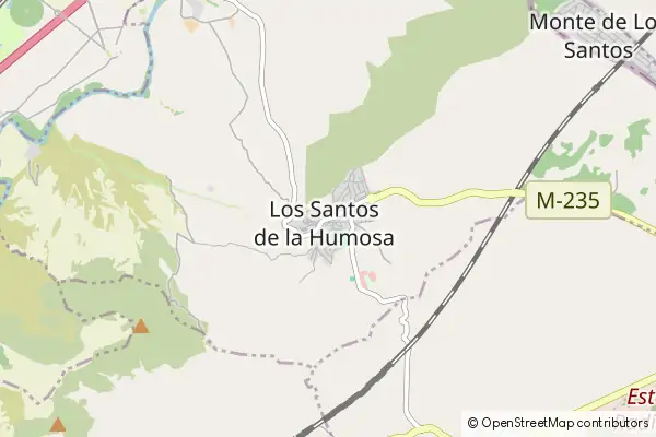 Mapa Los Santos de la Humosa
