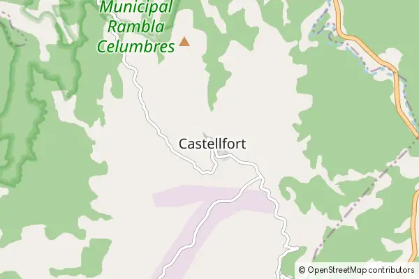 Mapa Castellfort