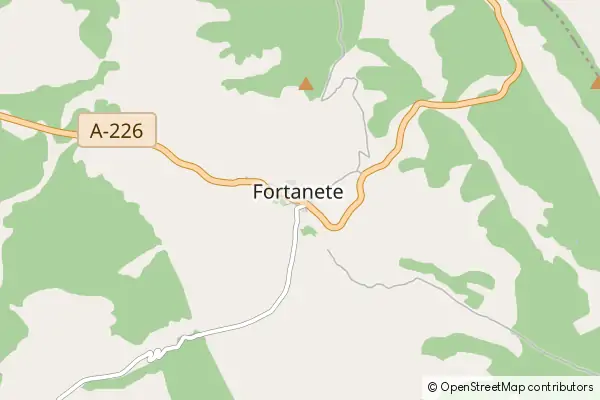 Mapa Fortanete