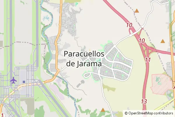 Mapa Paracuellos de Jarama