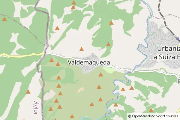 Mapa Valdemaqueda