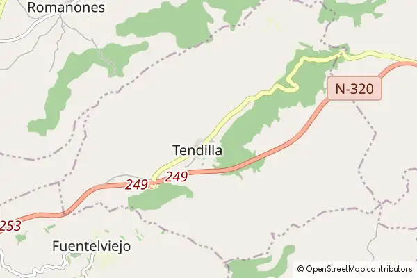 Mapa Tendilla