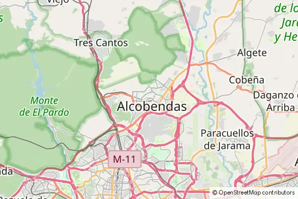 Mapa Alcobendas