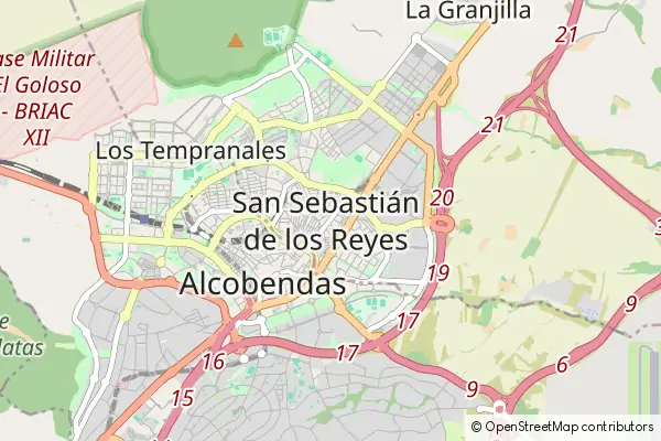 Mapa San Sebastián de los Reyes