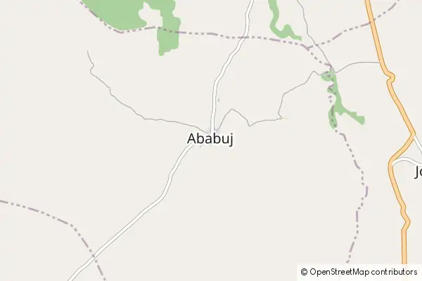 Mapa Ababuj