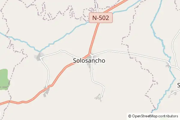 Mapa Solosancho