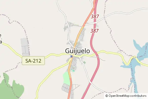 Mapa Guijuelo