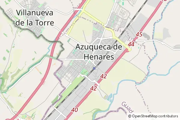 Mapa Azuqueca