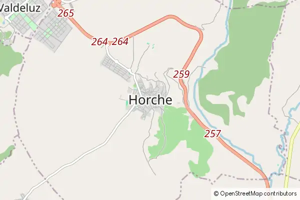 Mapa Horche