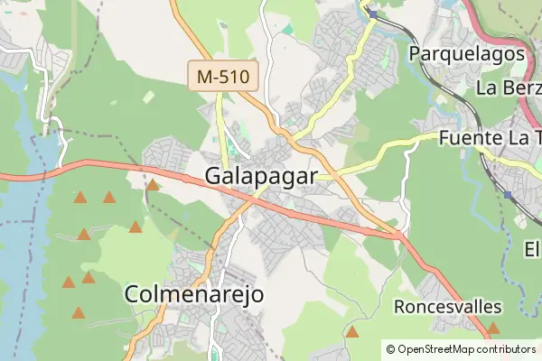 Mapa Galapagar