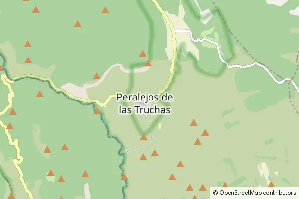 Mapa Peralejos de las Truchas