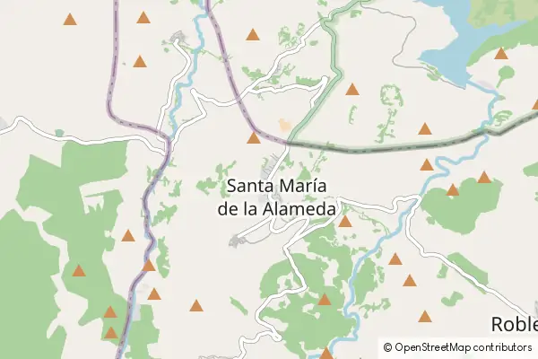 Mapa Santa María de la Alameda