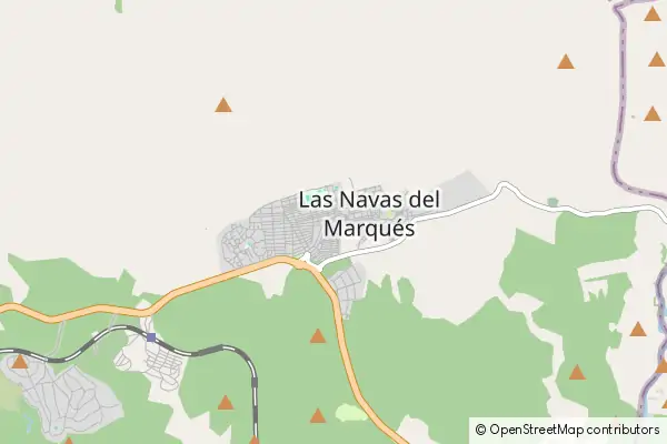 Mapa Las Navas del Marqués