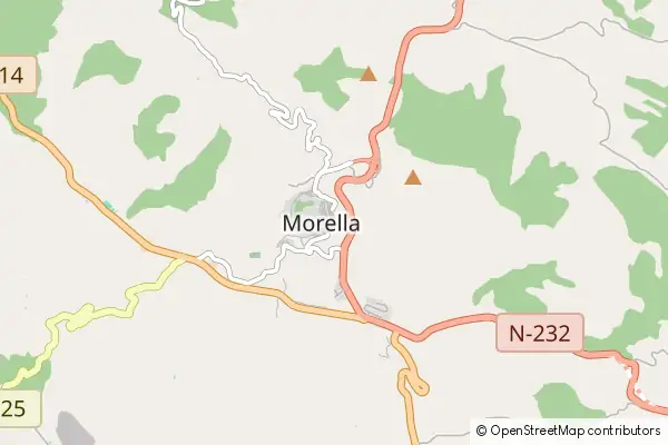 Mapa Morella