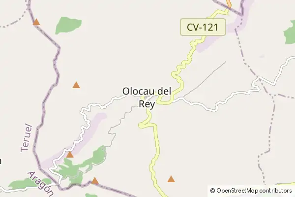 Mapa Olocau del Rey