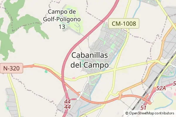 Mapa Cabanillas del Campo