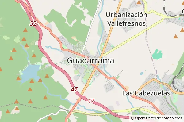 Mapa Guadarrama