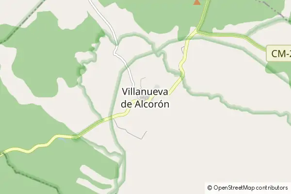 Mapa Villanueva de Alcorón