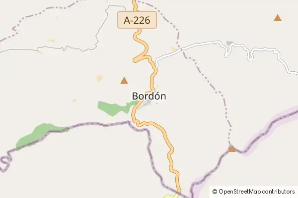 Mapa Bordón