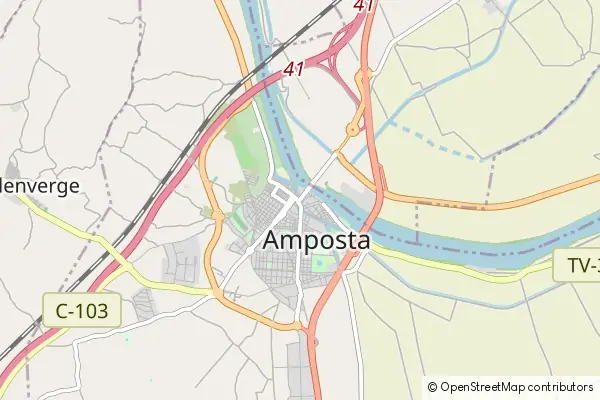 Mapa Amposta