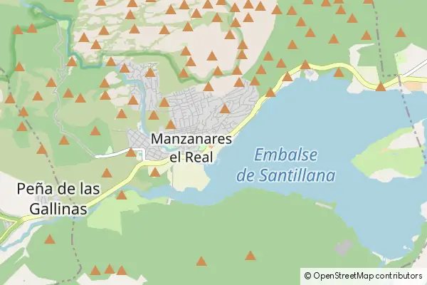 Mapa Manzanares el Real