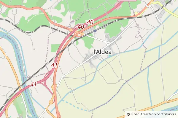 Mapa L'Aldea